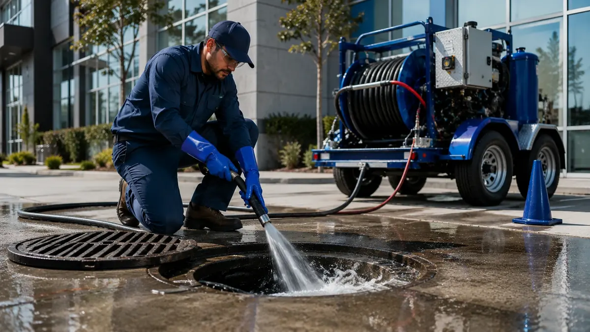 Commercial Hydro Jet Drain Cleaning in Canyon Country