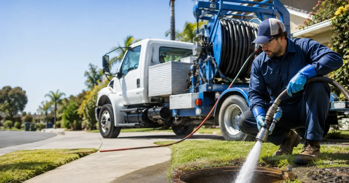 Hydro jet sewer cleaning Canyon Country