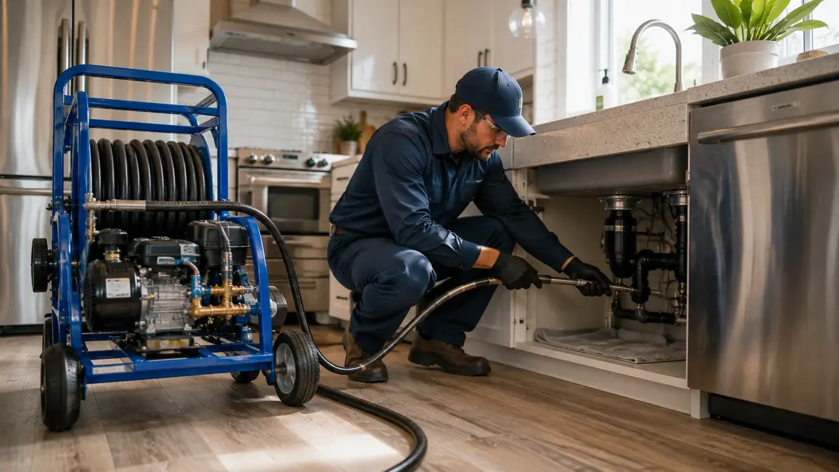 Kitchen Drain Hydro Jetting in Canyon Country
