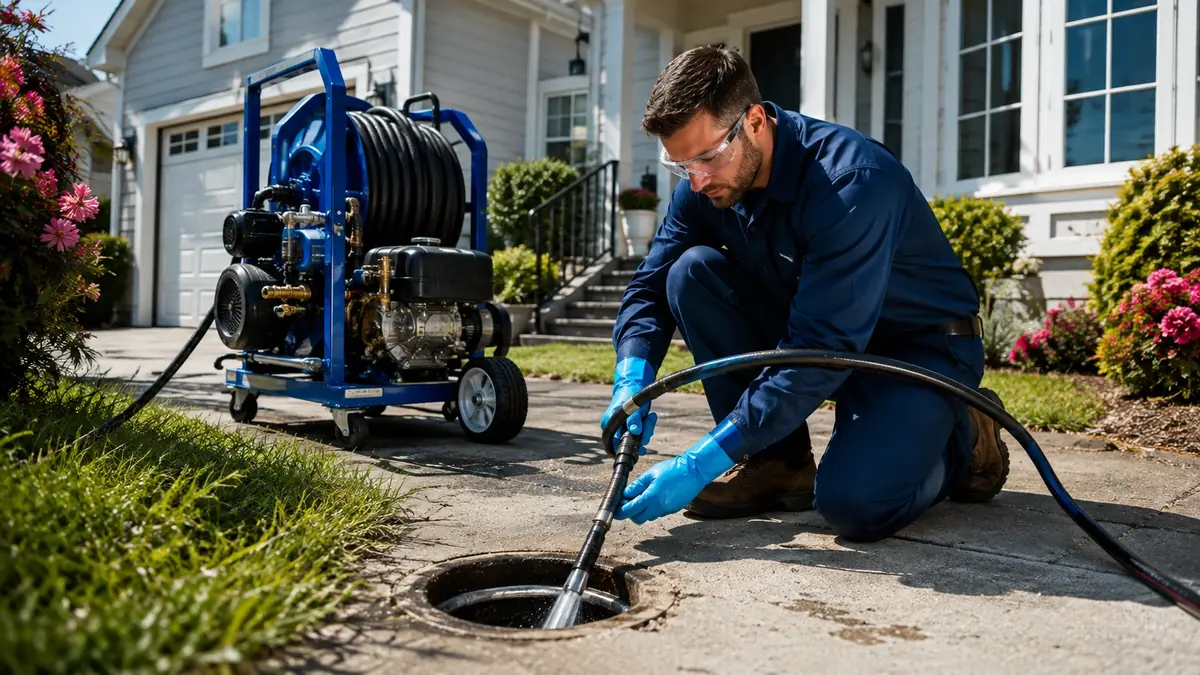 Residential Hydro Jet Drain Cleaning in Canyon Country